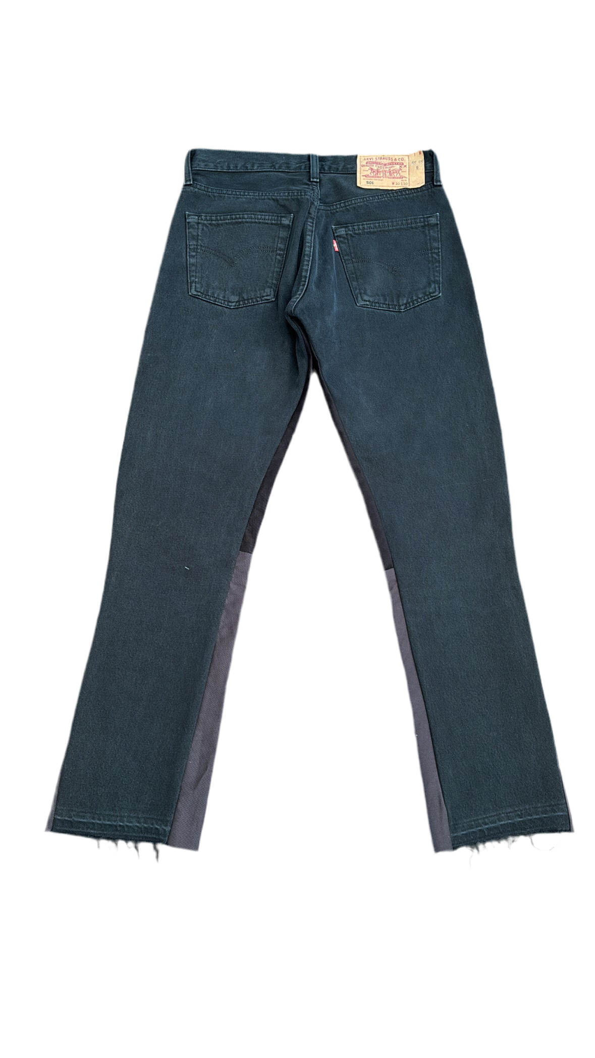 Black flare denim