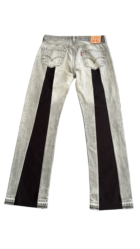 Grey Back Line Denim