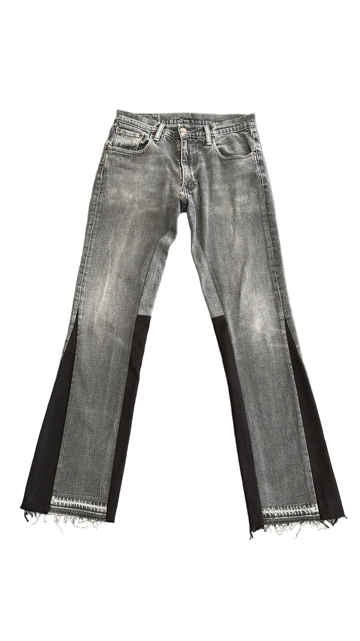 Grey Flare Denim