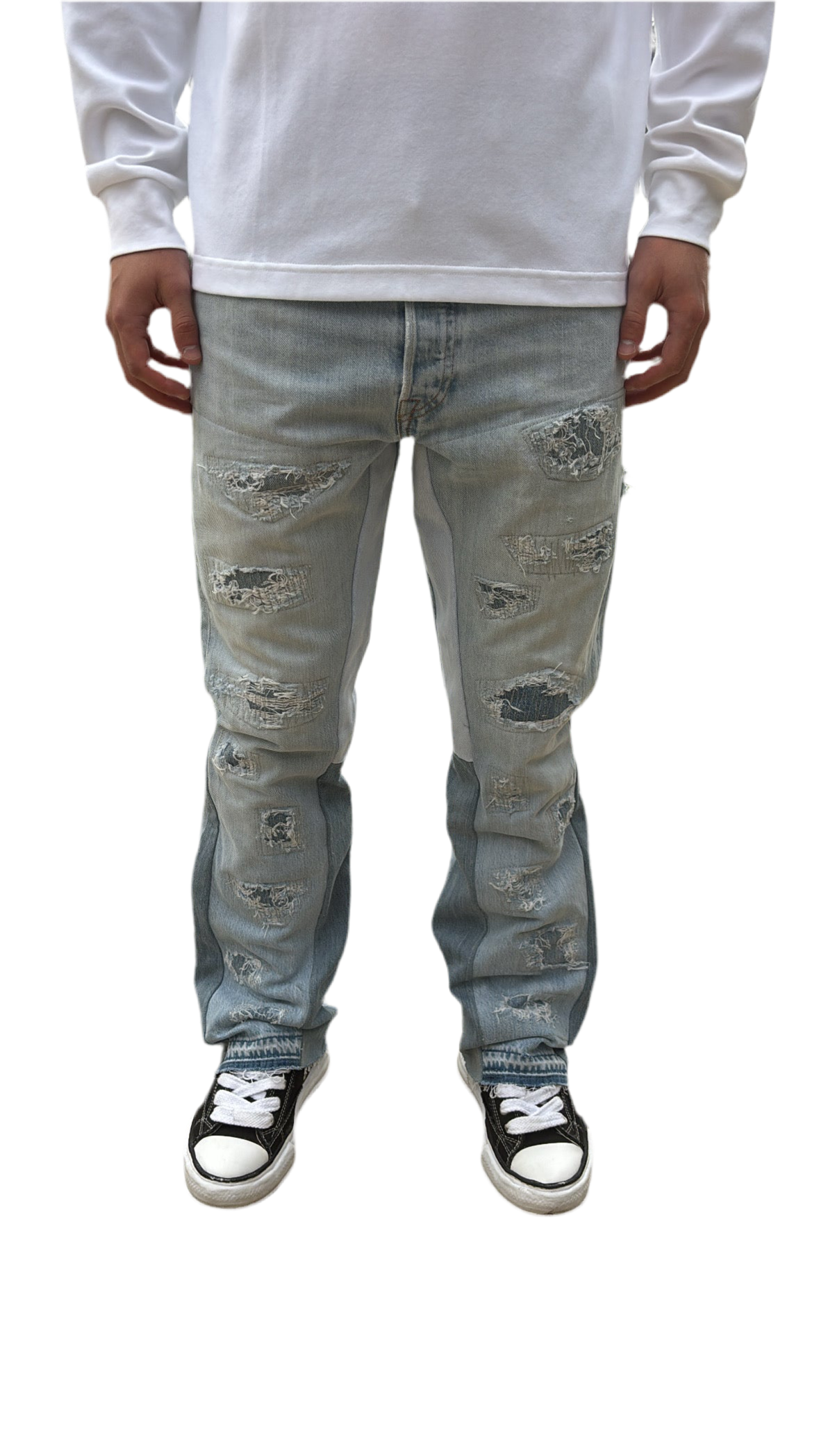 Blue Destroy Denim
