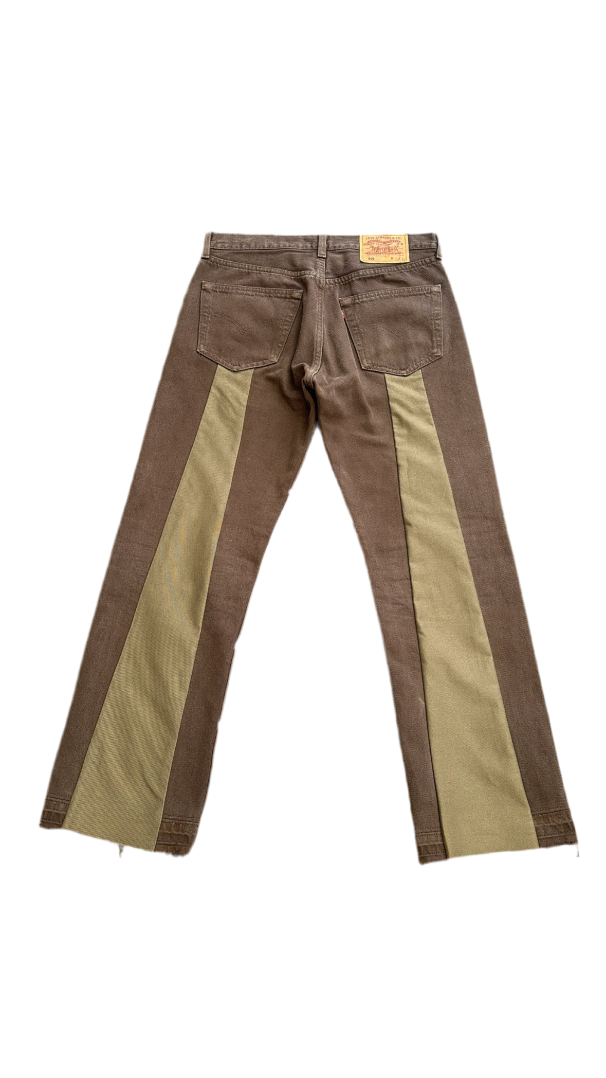 Brown Back Line Denim
