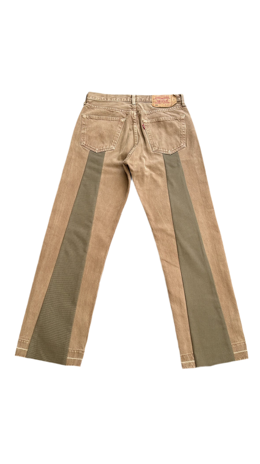 Light Brown Back Line Denim