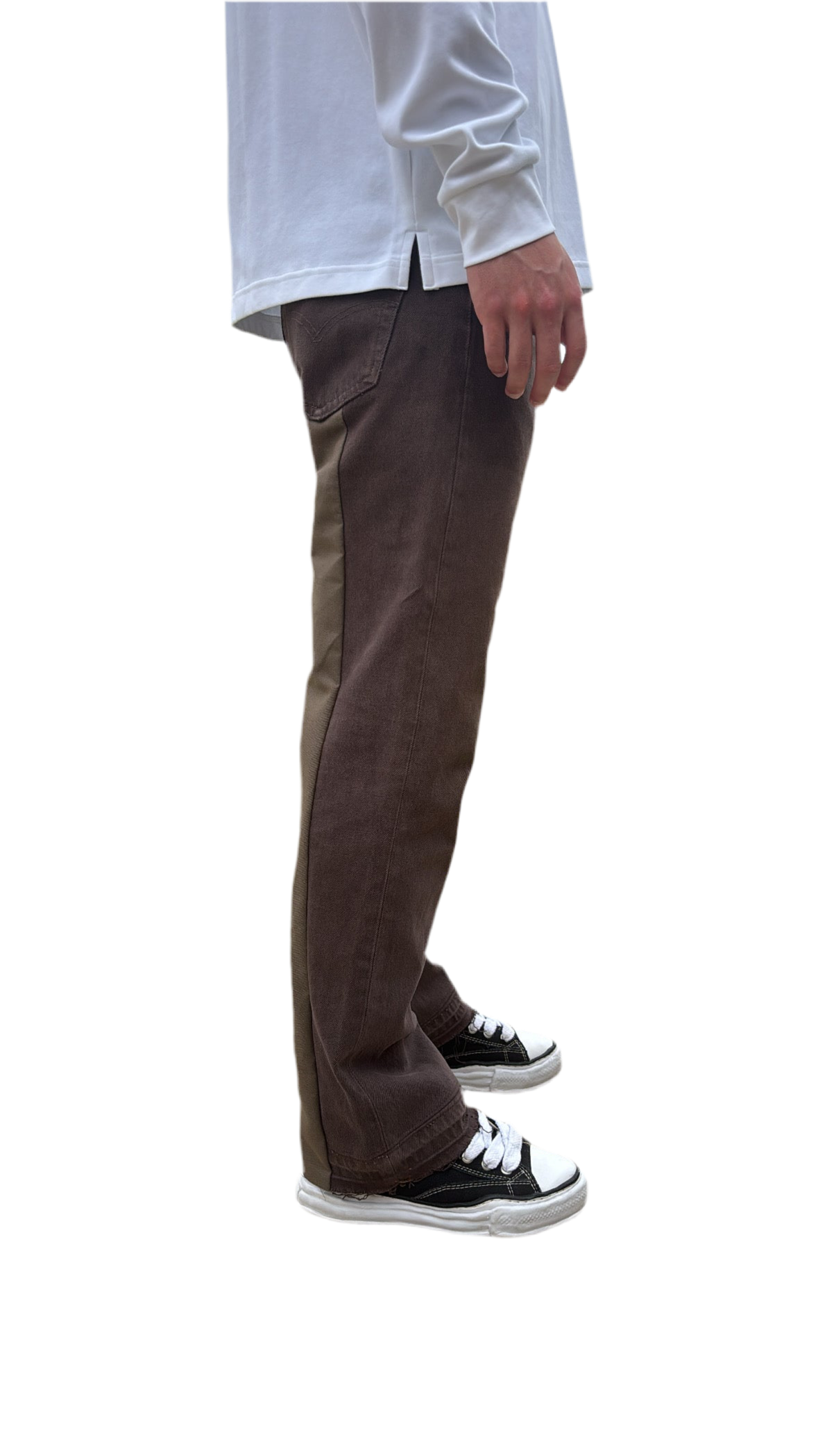 Dark Brown Back Line Denim