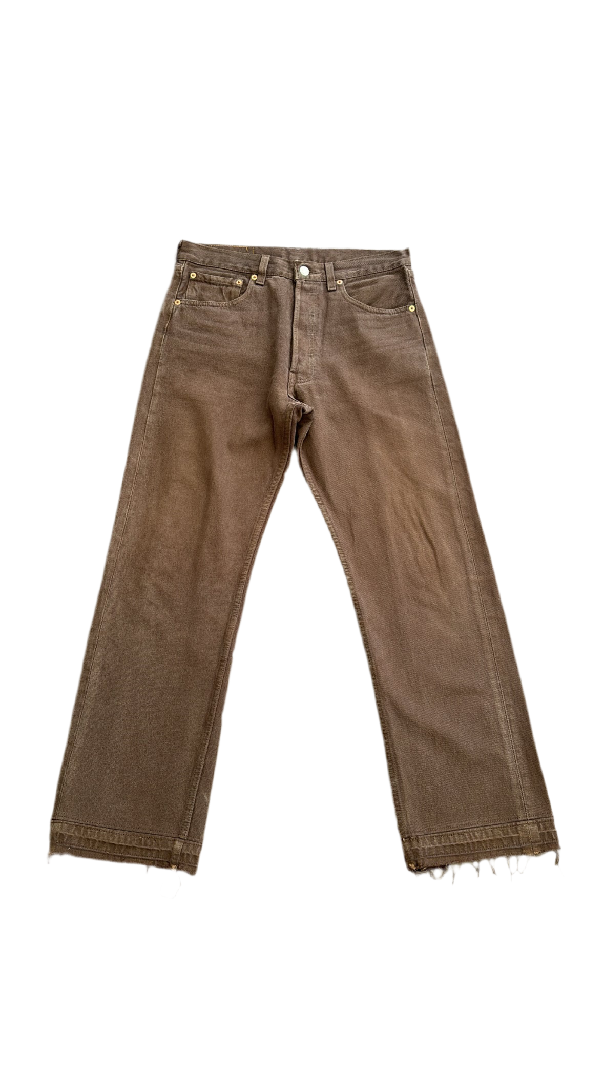 Brown Back Line Denim