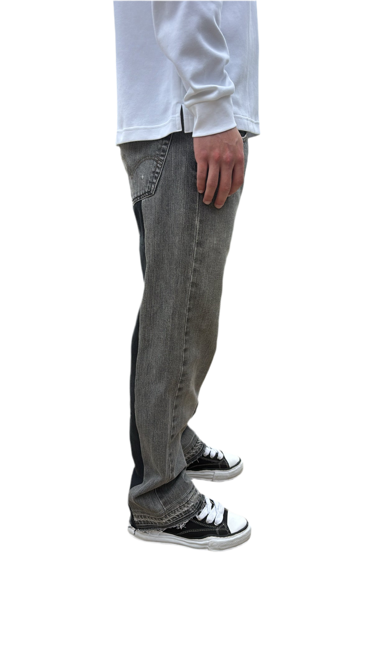Dark Grey Back Line Denim