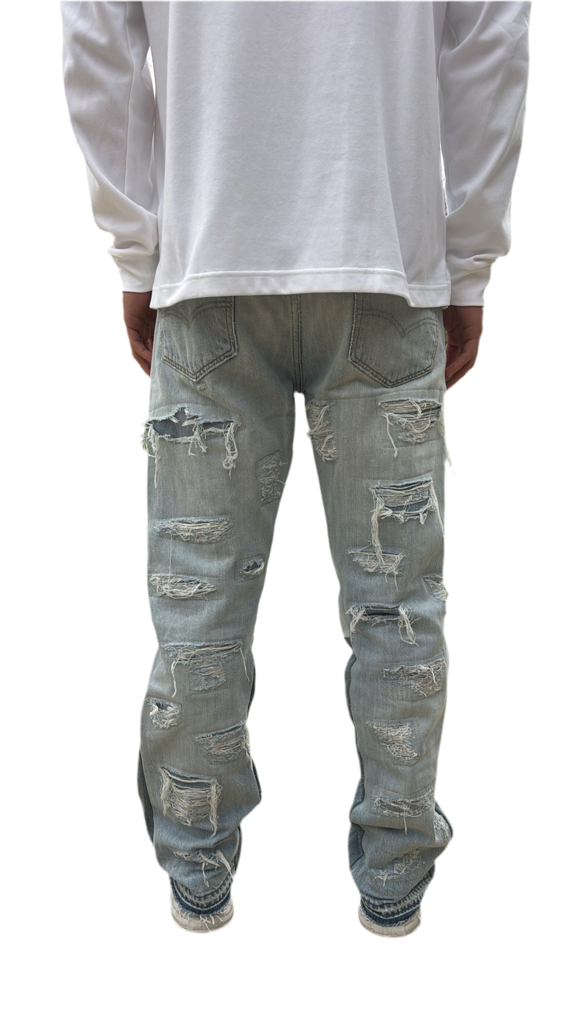 Blue Destroy Denim