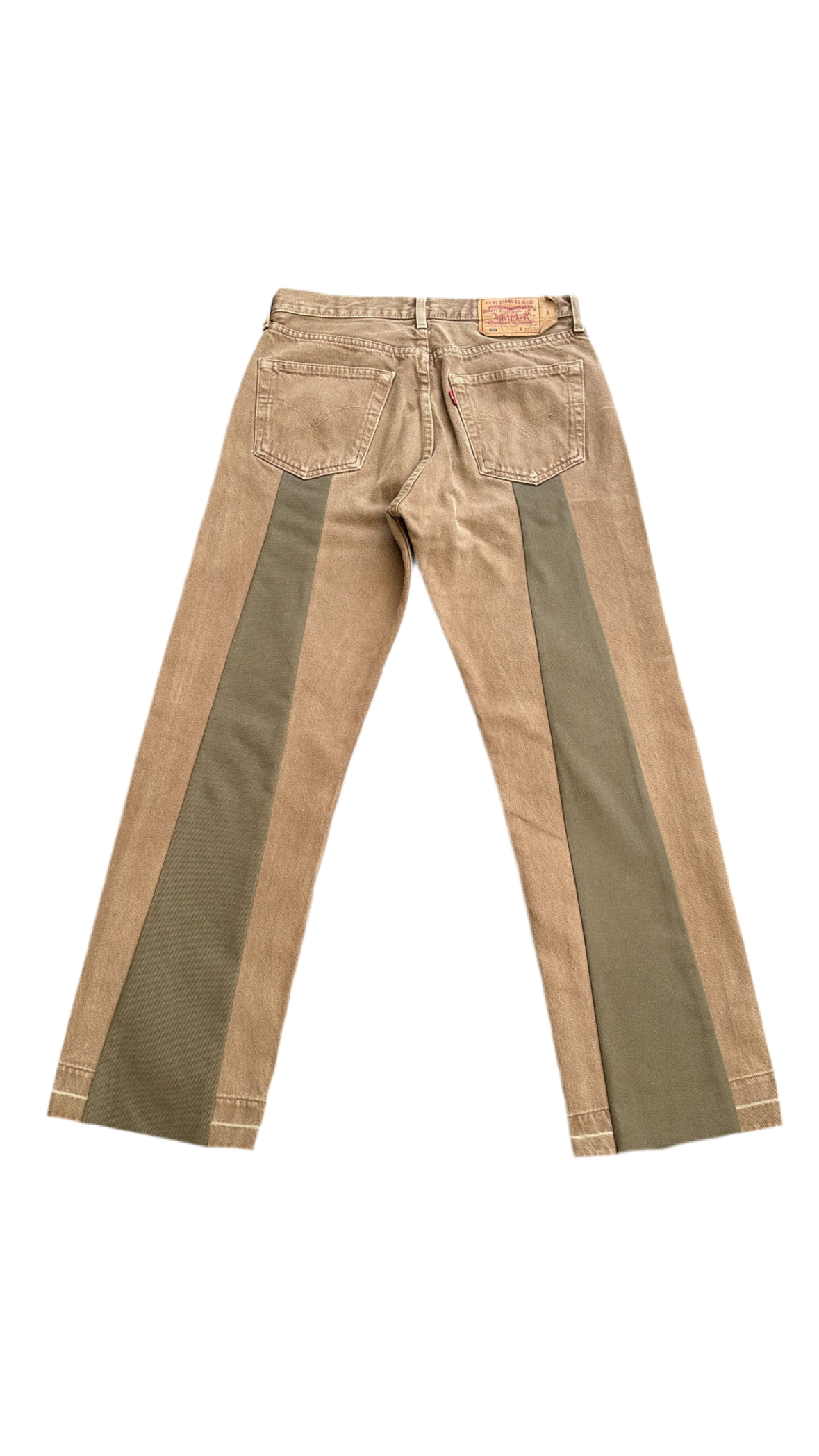 Light Brown Back Line Denim