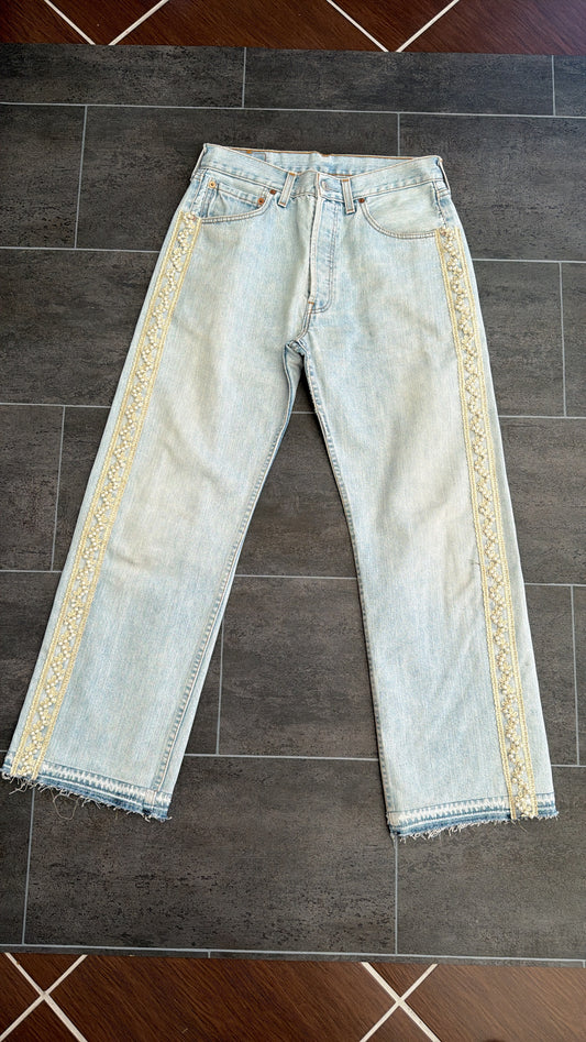Jeans Perle bleu GÉÈM Studio